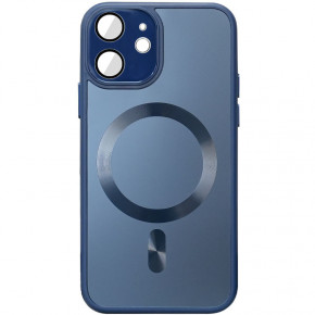  Epik TPU+Glass Sapphire Midnight with MagSafe Apple iPhone 12 (6.1)  / Deep navy