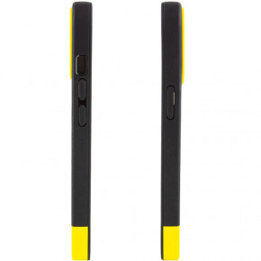  Epik TPU+PC Bichromatic Apple iPhone 12 Pro Max (6.7) Black / Yellow 4