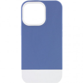  Epik TPU+PC Bichromatic Apple iPhone 13 Pro Max (6.7) Blue / White