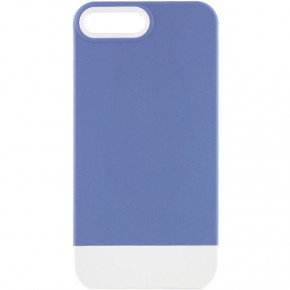  Epik TPU+PC Bichromatic Apple iPhone 7 plus / 8 plus (5.5) Blue / White