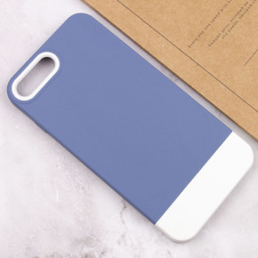  Epik TPU+PC Bichromatic Apple iPhone 7 plus / 8 plus (5.5) Blue / White 5