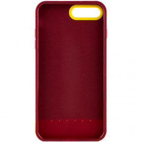  Epik TPU+PC Bichromatic Apple iPhone 7 plus / 8 plus (5.5) Brown burgundy / Yellow 3