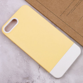  Epik TPU+PC Bichromatic Apple iPhone 7 plus / 8 plus (5.5) Creamy-yellow / White 5