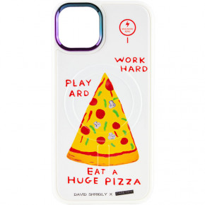 TPU+PC  Epik Funny pictures with MagSafe Apple iPhone 12 Pro Max (6.7) Pizza