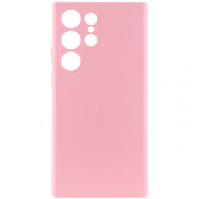  Lakshmi Silicone Cover Full Camera (AAA) Samsung Galaxy S23 Ultra  / Light pink