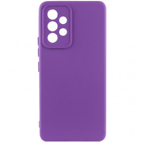  Lakshmi Silicone Cover Full Camera (A) Samsung Galaxy A34 5G  / Purple