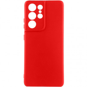  Lakshmi Silicone Cover Full Camera (A) Samsung Galaxy S21 Ultra  / Red