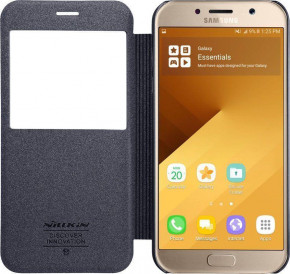  - Nillkin Sparkle case Samsung GalaxyA7A720F 2017 Black #I/S (2)