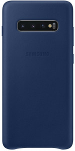  Samsung Leather Cover Galaxy S10+ (G975) Navy (EF-VG975LNEGRU)