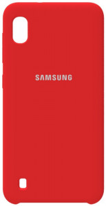 - Samsung Silicone Case Galaxy A10 Rose Red