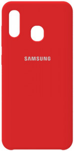  - Samsung Silicone Case Galaxy A20/A30 Rose Red (0)