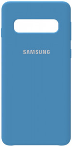 - Samsung Silicone Case Galaxy S10 Navy Blue