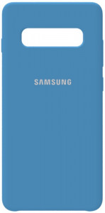 - Samsung Silicone Case Galaxy S10+ Navy Blue