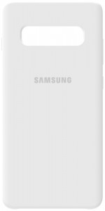 - Samsung Silicone Case Galaxy S10+ White