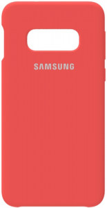 - Samsung Silicone Case Galaxy S10e Peach Pink