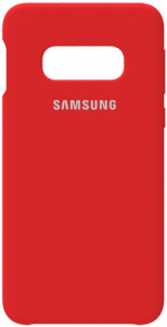 - Samsung Silicone Case Galaxy S10e Rose Red