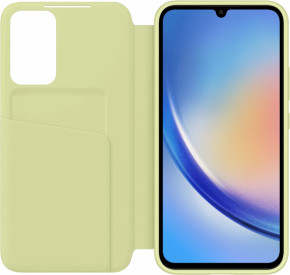   Samsung Smart View Wallet Case Galaxy A34 (A346) Lime (EF-ZA346CGEGRU) (2)