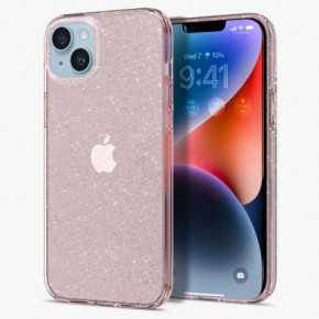  Spigen Apple iPhone 14 Liquid Crystal Glitter Rose Quartz (ACS05035) 4