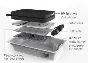    HP Sprocket Portable 5x8  Black Noir (4)