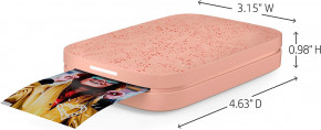    HP Sprocket Portable 5x8  Blush Pink (2)