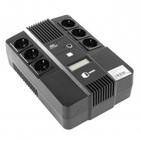  (UPS)  -  Qube AIO 650, 650VA/360W, LCD, 6 x Schuko, RJ-45, USB (QBAIO650)