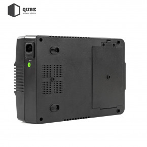  (UPS)  -  Qube AIO 650, 650VA/360W, LCD, 6 x Schuko, RJ-45, USB (QBAIO650) 8