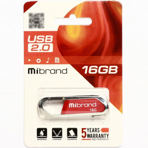 - Mibrand USB2.0 Aligator 16GB Red (MI2.0/AL16U7DR) 3