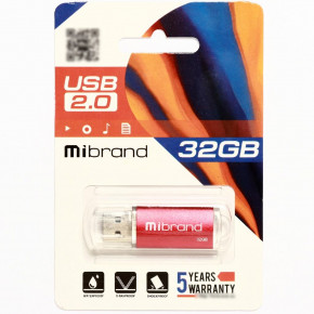 - Mibrand USB2.0 Cougar 32GB Red (MI2.0/CU32P1R) 3