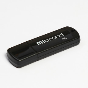 - Mibrand USB2.0 Grizzly 4GB Black (MI2.0/GR4P3B)