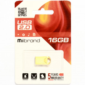 - Mibrand USB2.0 Hawk 16GB Gold (MI2.0/HA16M1G) 3