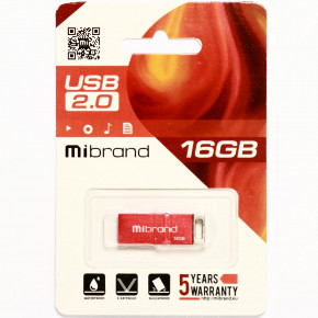 - Mibrand USB2.0 hameleon 16GB Red (MI2.0/CH16U6R) 3