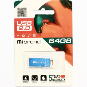 - Mibrand USB2.0 hameleon 64GB Blue (MI2.0/CH64U6U)