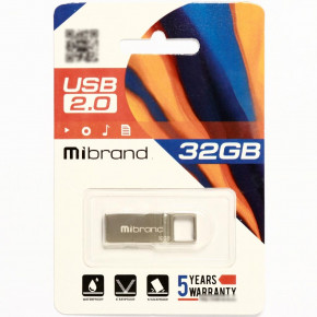 - Mibrand USB2.0 Shark 32GB Silver (MI2.0/SH32U4S) 3
