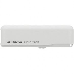  USB   A-DATA 16GB UV110 White USB 2.0 (AUV110-16G-RWH) (3)