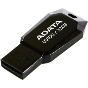 USB   A-DATA 32GB DashDrive UV100 Black USB 2.0 (AUV100-32G-RBK)