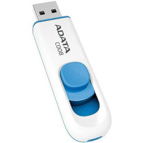 USB   A-DATA 64GB C008 White+Blue USB 2.0 (AC008-64G-RWE) 3