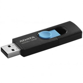 USB   ADATA 32GB UV220 Black/Blue USB 2.0 (AUV220-32G-RBKBL)