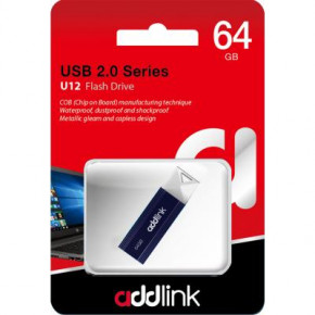USB   AddLink 64GB U12 Dark Blue USB 2.0 (ad64GBU12D2) 3