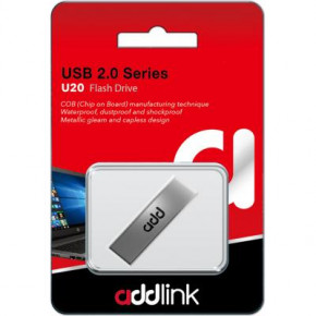 USB   AddLink 64GB U20 Titanium USB 2.0 (ad64GBU20T2) 4