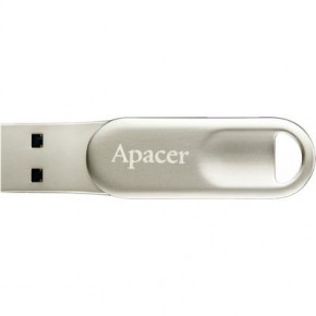  USB   Apacer 64GB AH790 Silver USB 3.1/Lightning (AP64GAH790S-1) (0)