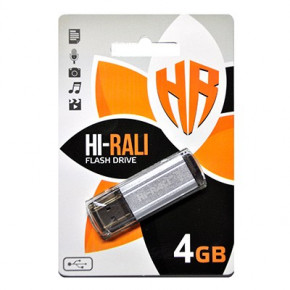  USB 2.0 4GB Hi-Rali Stark Series Silver (HI-4GBSTSL)