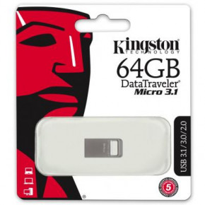  USB 3.1 64Gb Kingston DataTraveler Micro (DTMC3/64GB) 4