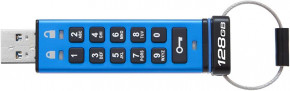 Флеш-накопитель USB3.0 128GB Kingston DataTraveler 2000 Keypad 256bit AES Hardware Encrypted (DT2000/128GB)