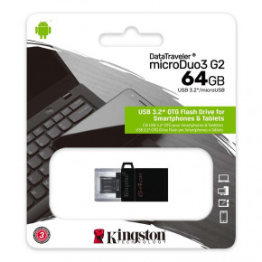  USB3.2 64GB OTG Kingston DataTraveler microDuo3 G2 (DTDUO3G2/64GB) 4