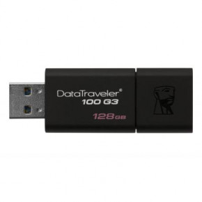  USB   Kingston 128GB DT100 G3 Black USB 3.0 (DT100G3/128GB) (2)