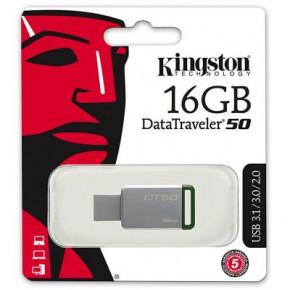  USB   Kingston 16GB DT50 USB 3.1 (DT50/16GB) (2)