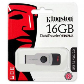 USB   Kingston 16GB DT SWIVL Metal USB 3.0 (DTSWIVL/16GB) 3