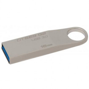 USB   Kingston 16GB DataTraveler SE9 G2 Metal Silver USB 3.0 (DTSE9G2/16GB) 3