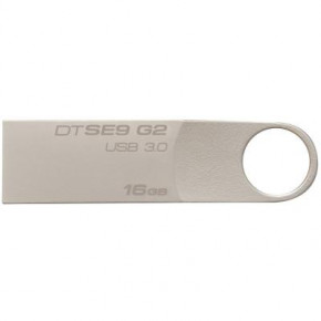 USB   Kingston 16GB DataTraveler SE9 G2 Metal Silver USB 3.0 (DTSE9G2/16GB) 5