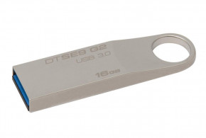 USB   Kingston 16GB DataTraveler SE9 G2 Metal Silver USB 3.0 (DTSE9G2/16GB) 7